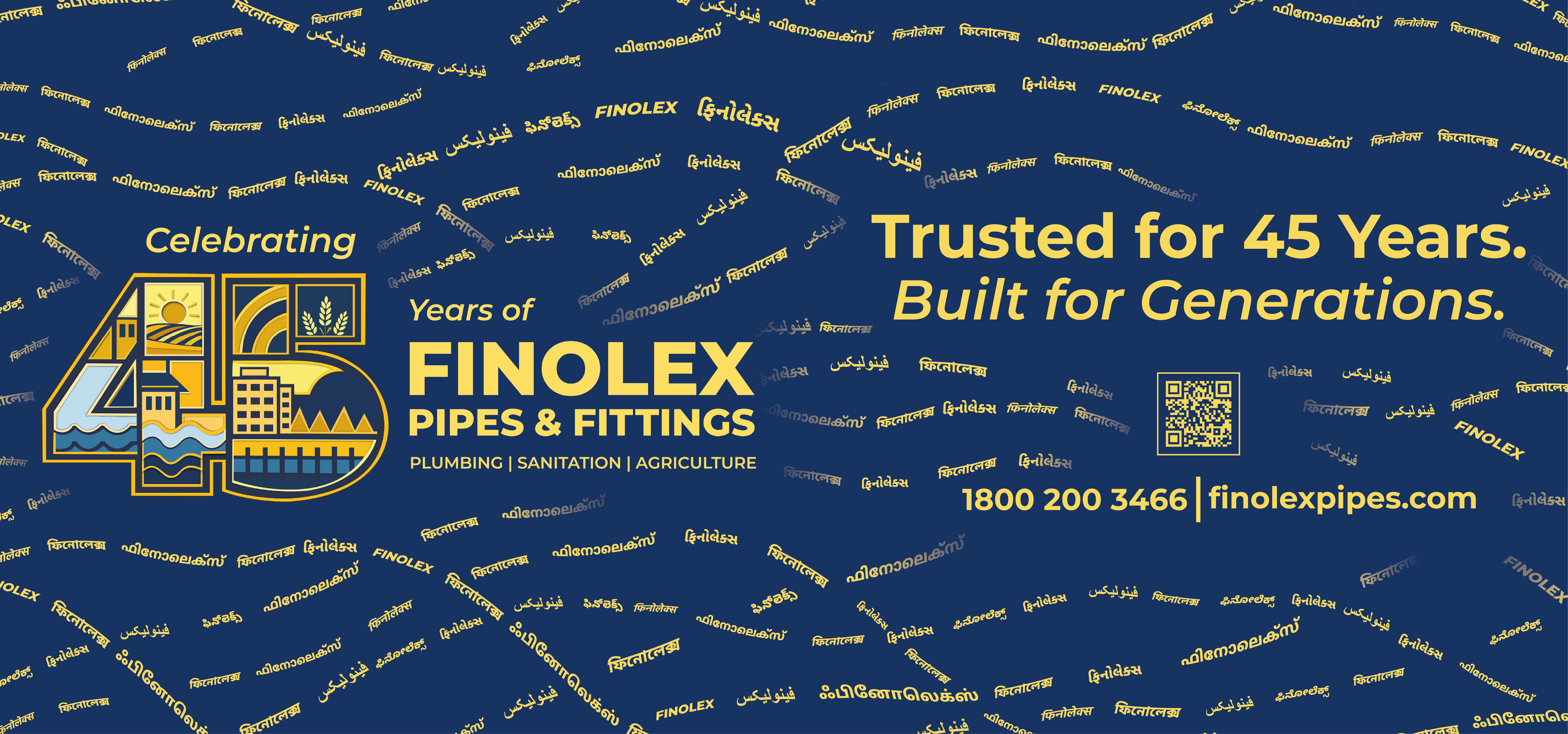 In 2026, Finolex Industries completed 45 years.