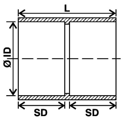 Agriculture Pipes - Moulded PVC Coupler Fitting