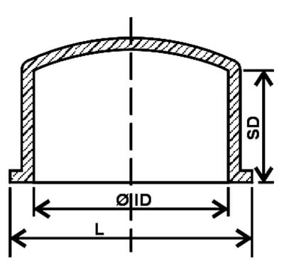 Agricultural Pipe Fitting: End Cap (Plain/Threaded)