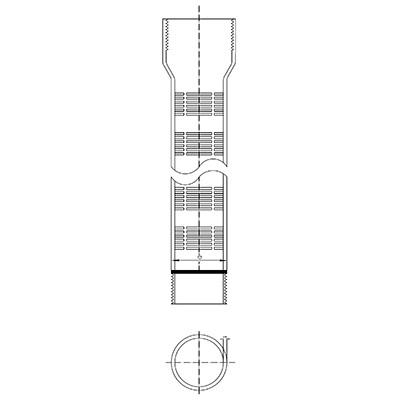 Ribbed Screen Agriculture Pipe