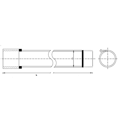 PVC-U column pipes