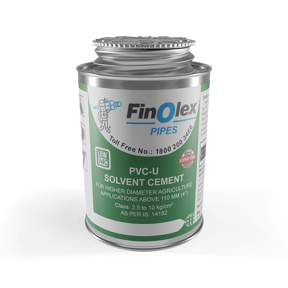 Agriculture PVCU Solvent Cement & Lubricant Finolex Pipes