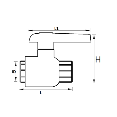 UPVC Ball Valve Fitting for ASTM Pipes