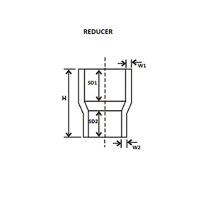 Reducer Fitting for ASTM Pipes