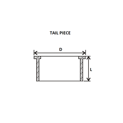 PVC Tailpiece Fitting for Agriculture Pipes