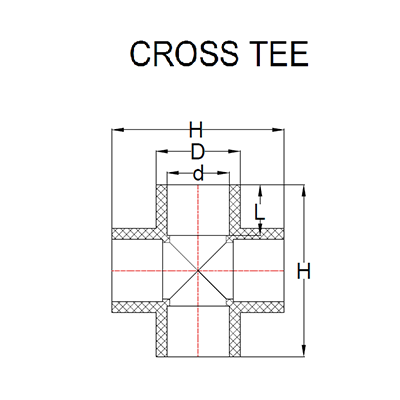 Plumbing Cross Tee