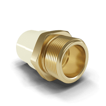 Reducing Male Threaded Adapter (M.T.A.) – Brass Insert