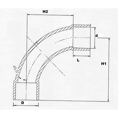 CPVC Sweep Bend Fitting