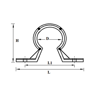 Pipe Clip for CPVC Pipes