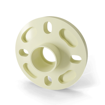 Flange with Gasket