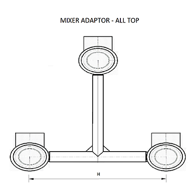 CPVC All Top Mixer - 6″ & 7″