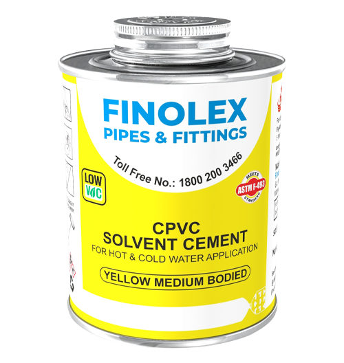 CPVC solvent cement - yellow medium bodied