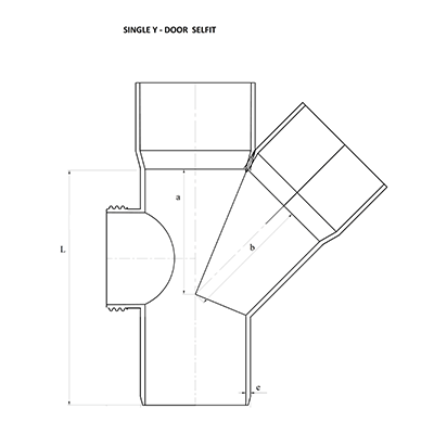 single y swr fitting with door