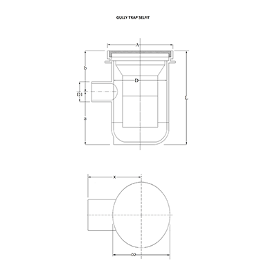 Plumbing PVC Gully Trap