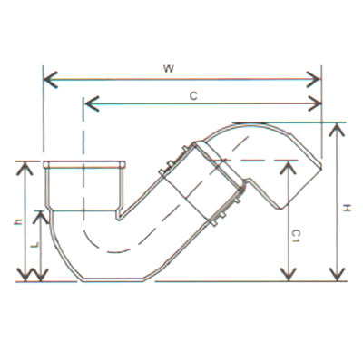 Q Trap Plumbing Fitting