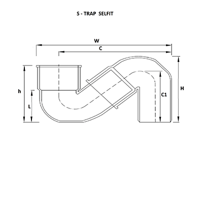 SWR Pipe - S Trap