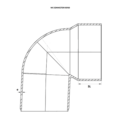 SWR Pipe - Bend Connector