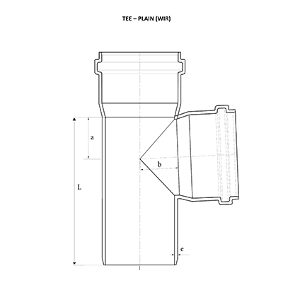 SWR Tee Pipe - Plain