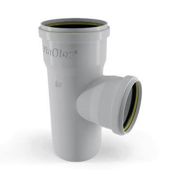 SWR Reducing Tee Plain Fitting Diagram