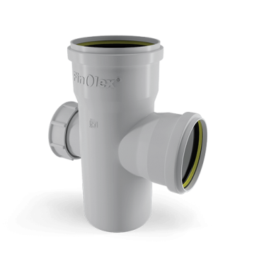 Ringfit Reducing Tee Door Diagram - SWR Pipes