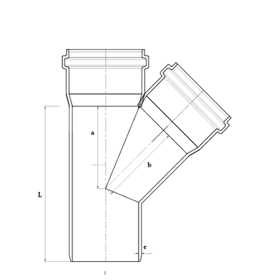 single y pvc pipe fitting for swr pipes