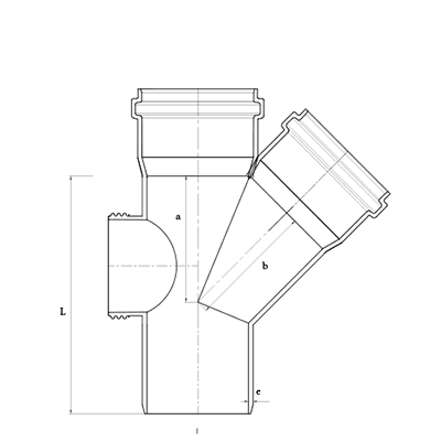 Ringfit Single Y Door Diagram - SWR Pipe